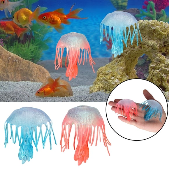 BotaniNest Méduses Modèle Créatures Marines Modèle Créature Animaux Marins Figurines Accessoires Éducation Précoce Science Figurine Préscolaire 2 Pcs