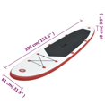 thumbnail image 4 of vidaXL Stand Up Paddle Board Set SUP Surfboard Inflatable Red and White, 4 of 5