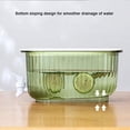 thumbnail image 4 of DEBGFS 4L Drink Dispenser for Fridge  Glass Drink Dispenser  Large Capacity Water Dispensers Beverage Dispenser with Spigot Lemonade Dispenser Iced Juice Containers for Party Camp Birth,green, 4 of 5