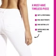 thumbnail image 2 of HUE Women's Ripped Knee Denim Leggings, 2 of 4