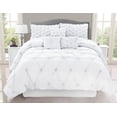 thumbnail image 1 of Safdie & Co. Home Deluxe Collection White 100% Polyester Comforter Set, 1 of 3