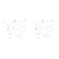thumbnail image 1 of maskred 1/2/3/5 Wall Art Bathroom Shower Tile Removable Decor Decal Mural Kid Sticker Bubbles white 2PCS, 1 of 6