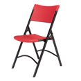 thumbnail image 3 of NPS 600 Series Chaise Pliante en Résine-Plastique de Qualité Supérieure de 32 Pouces Rouge (Ensemble de 4), 3 of 7