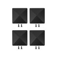 thumbnail image 1 of Fence Post Cap With Pre-Drilled Holes Black Plastic Pyramid For 4x4 Inches Posts Outdoor Post Cap Protection Garden Supplies, 1 of 12
