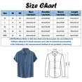 thumbnail image 2 of BOBOGOJP Chemises pour Hommes Robe d'Affaires Slim Fit Top Chemises, Bleu XL, 2 of 4