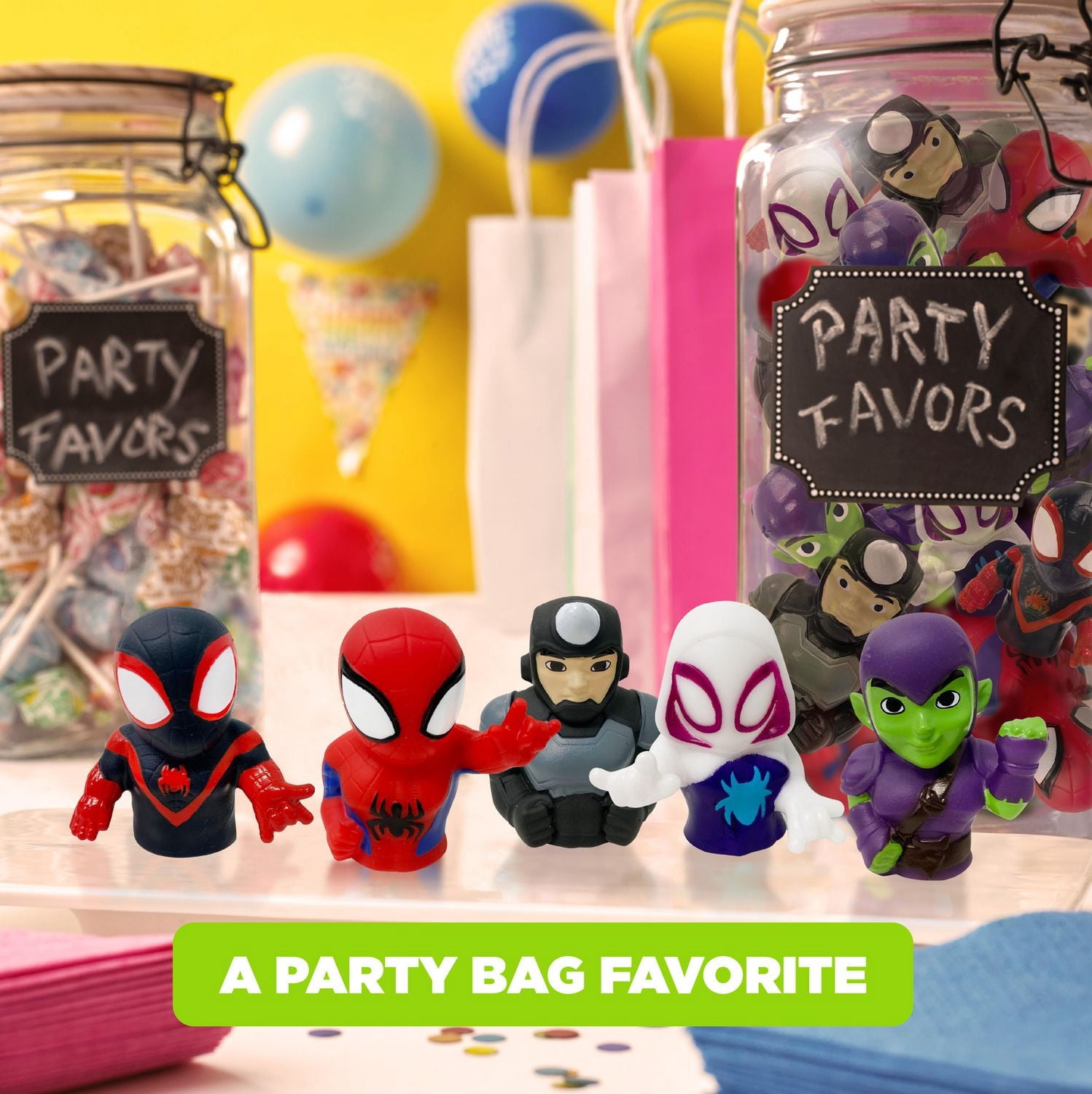 Spidey et ses incroyables amis marionnettes à doigt 5 pièces