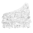 thumbnail image 4 of Oyolan Big Girls Gymnastic Workout Set 2PCS Crop Tops with Shorts 4-16 Years Sequins Dance Outfit Silver 16, 4 of 7