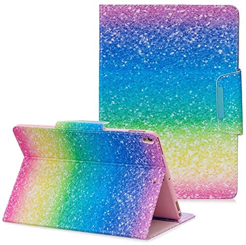 USTY Étui pour iPad 10.2 Pouces 2019 - Support Folio Mince en Cuir PU Premium avec Réveil/sommeil Automatique, Porte-Crayon Protecteur