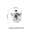 thumbnail image 3 of Hand Drawn Pattern Sugar Bowl With Lid, Ceramic Teacup Shape Sugar Pot, Coffee Accessories, Sugar Pourer, Kitchen Storage-Bauhinia-1, 3 of 7