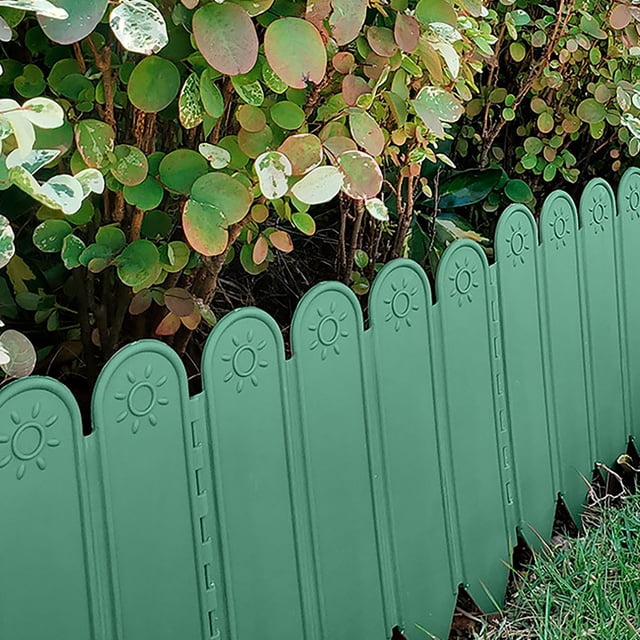XYAIYT Outdoor Garden Fence Decorative Plastic Panel for Landscaping Vegetable Flower Bed Courtyard Greening Easy Installation and Customizable Design Pack of 10 7.87 x 8.66 Inches