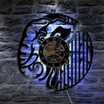 thumbnail image 1 of PEONAVET Wall Pendant Vinyl Record Wall Clock Wall Clock Led Night Light Wall Clock, 1 of 2