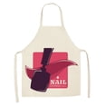 thumbnail image 2 of Yhmxh Kitchen Gadgets Kitchen Utensils Home and Kitchen 1PC Kitchen Cleaning Apron Linen Apron Household and Oil-proof Apron Pockets Holds, 2 of 2