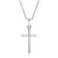 Collier Pendentif Croix Collier Croix Collier Croix en Acier Inoxydable Collier Croix pour Hommes Collier Croix pour Femmes