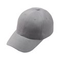 thumbnail image 2 of Cotton Baseball Cap Neutral Summer Visor Hat Outdoor Man Woman Cap Accessories  Gray, 2 of 10