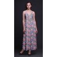 thumbnail image 3 of Bimba Robe Longue Chic à Imprimé Floral pour Femme, Style Bohème, Maxi d'Été, Tenue de Plage - XX-Grand, 3 of 6