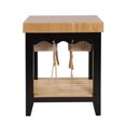 thumbnail image 2 of Peebles Kitchen Island, Black, 2 of 8