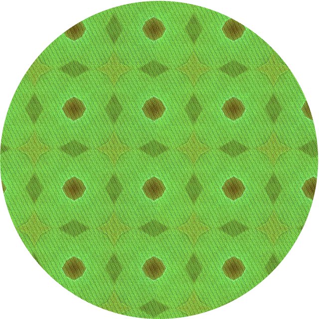 Ahgly Company Tapis d'Intérieur Lavables en Machine, Carrés Transitionnels Vert Émeraude, Carrés de 3'