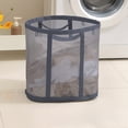 thumbnail image 1 of 4-Shelf Ventilated Storage Rack Gray Plastic Iron Organizer Light Duty Shelving Unit Holds 55 Lbs Per Shelf | Kitchen Pantry Bathroom Garage Closet Home Use, 1 of 6