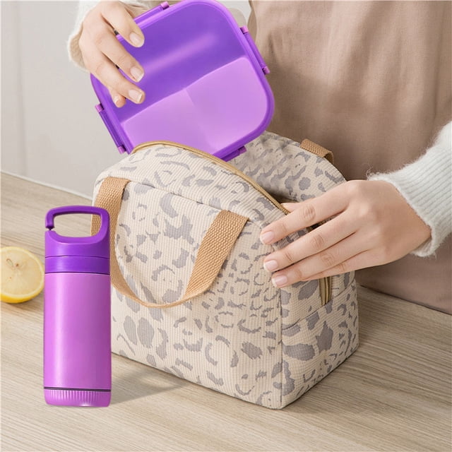Tyidzon Lunchbox And Mug Set Bento Lunch Box For Kids Lunch Containers For Adults Leak Proof Microwaveable Feature