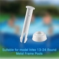 thumbnail image 3 of Langgg Plastic Pool Joint and Rubber Seals Metal Frame Pools Replacement Parts white 2.16 inch 24 pcs, 3 of 6