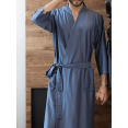 thumbnail image 4 of Men's Breathable Cool Feeling Bathrobe And Clubwear For Spring/Summer, 3/4 Sleeves, 4 of 4