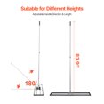 thumbnail image 4 of VEVOR 10x48in Lawn Leveling Rake Heavy Duty 83.9in Adjustable Handle for Yard & Garden, 4 of 9