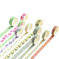 thumbnail image 1 of Craft Tape Colorful DIY 10 Rolls Decorative 6.56ft Masking Tape Planner Tape, 1 of 10