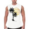 thumbnail image 1 of DPTALR Men Casual Printing Pullover Round Neck Sports Tank Tops Vest, 1 of 6