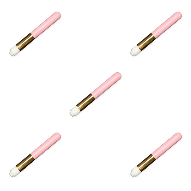 Baohd Lash Shampoo for Lash Extensions Deep Cleaning Nose Brushes Flat Flower Head Type 4 5Set