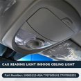 thumbnail image 4 of For W5 Car Reading Light Indoor Ceiling Light Ceiling Light Top Console Assembly Glasses Box 10065213-ASA, 4 of 5