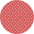 thumbnail image 1 of Ahgly Company Tapis d'Intérieur Ronds Transitionnels Rouges Lavables à la Machine, 8 Pieds Rond, 1 of 7