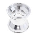 thumbnail image 2 of S SERENABLE Wheel Rim Wheel Hub 3 Holes Kart Wheels Aluminum Alloy Go Kart Wheels Rims Tires 125mm, 2 of 3
