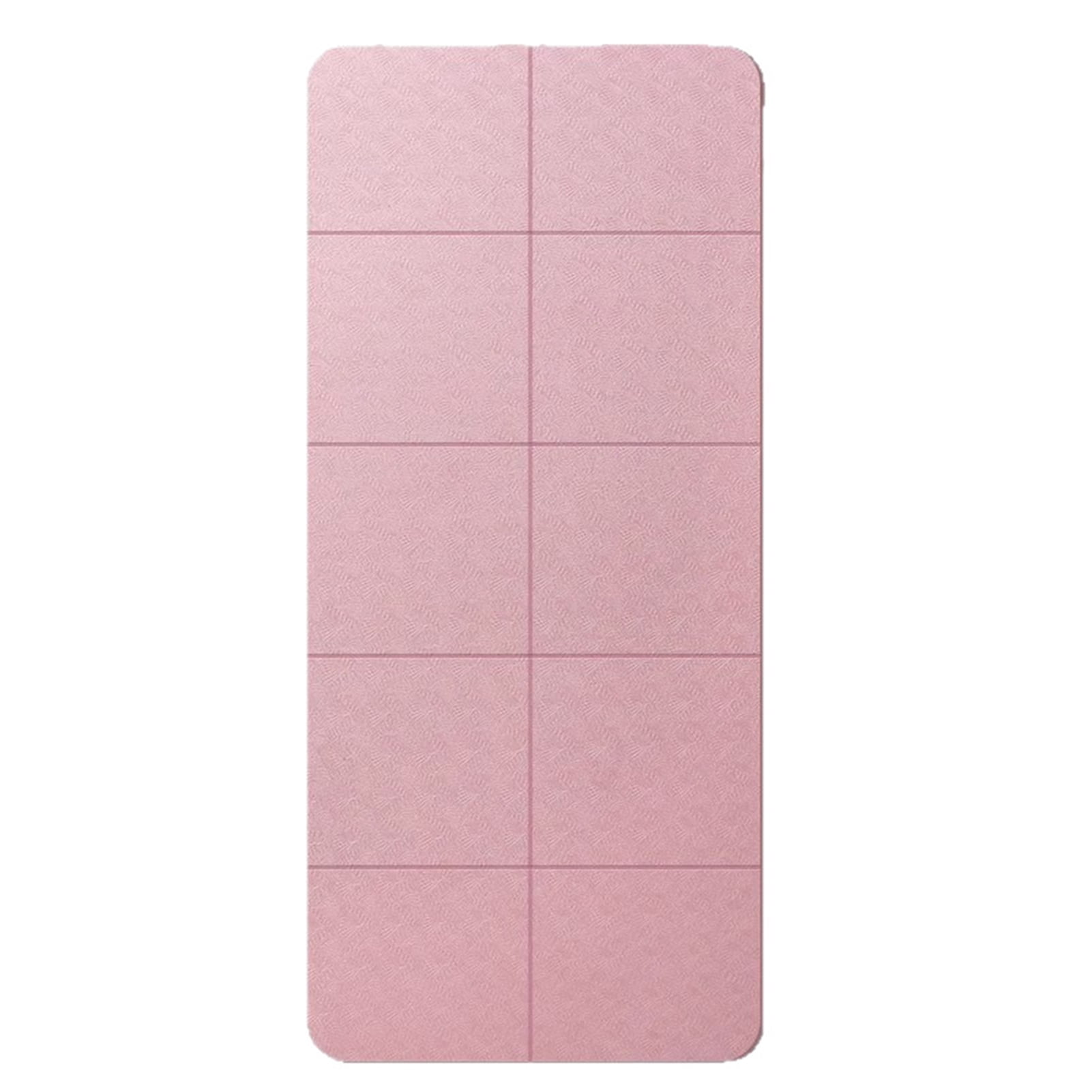 tamizeot Portable Anti-Slip Stretching Exercise Mat Mat Travel Yoga Thick Back Good for Nap Travel Mat Exercise for and pink