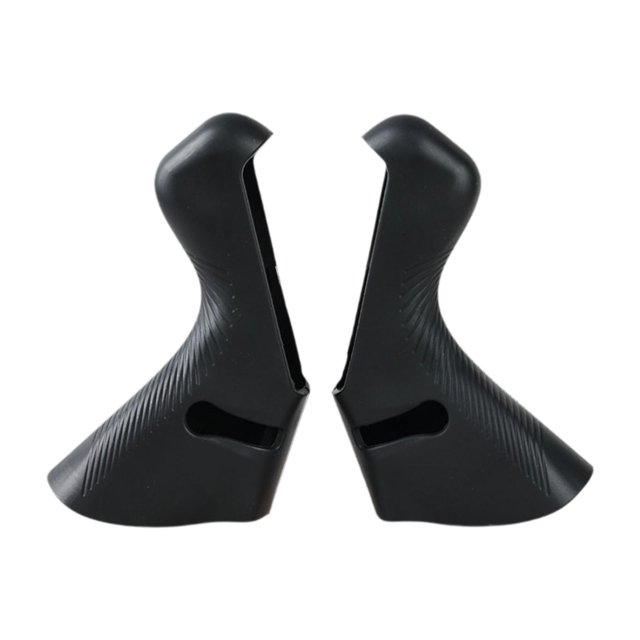 Lipstore 2 Pieces Bike Brake Levers Hoods Protector Anti Slip Bike Brake Handle Cover Black