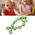 thumbnail image 4 of Instrument de Percussion pour Enfants, Design de Poisson Plat à Double Rangée, Jingles à Double Rangée pour l'Éducation Précoce pour la Maternelle Vert, 4 of 8