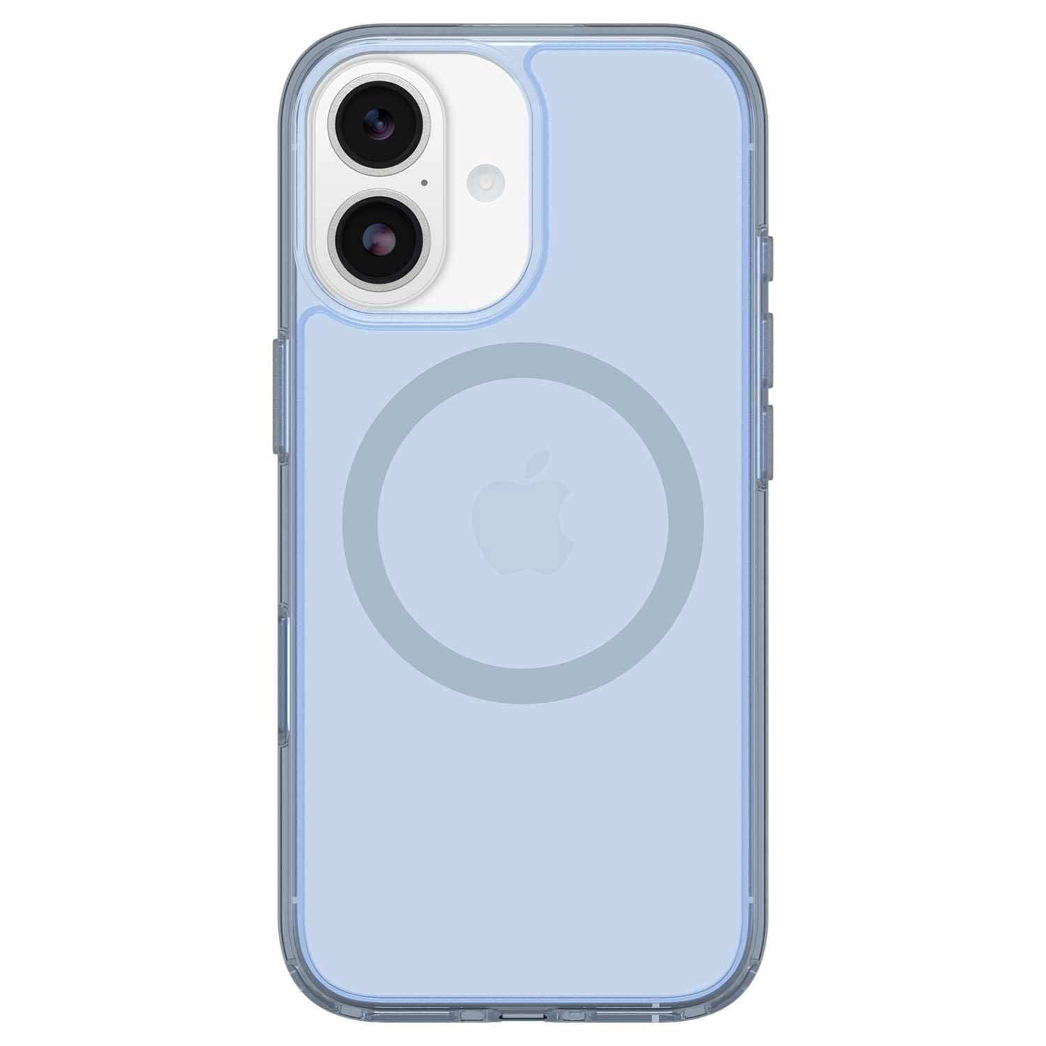 OtterBox Symmetry Clear MagSafe Case w/Camera Control Silver Glade (Blue) for iPhone 17 Pro