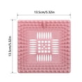 thumbnail image 2 of Square Floor Drain Stopper Filter Screen for Bathroom and Kitchen Clogs and Debris Easy installation, 2 of 7