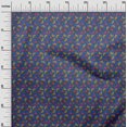 thumbnail image 2 of oneOone Cotton Poplin Fabric Leaves & Floral Block Decor Fabric Printed BTY 56 Inch Wide, 2 of 4
