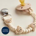 thumbnail image 3 of Itzy Ritzy Sweetie Strap Plus Bear Silicone Pacifier Clip for Infants, 0+ Months, 3 of 6