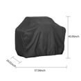 thumbnail image 1 of BBQ Grill Cover Barbecue Gas Grill Cover 210D Waterproof Heavy Duty Resistant Dust-Proof Charcoal Electric Grill Cover, 1 of 1