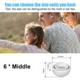 thumbnail image 5 of [3 Pairs] Replacement Ear Tips for Airpods Pro with Noise Reduction Hole, Silicone Ear Tips for Airpods Pro with Portable Storage Box and Fit in The Charging Case (Medium, White), 5 of 5