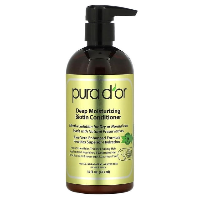 Pura D'or Deep Moisturizing Biotin Conditioner - 16 fl oz
