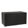 thumbnail image 3 of CorLiving Parksville Patio Black Wicker / Rattan Storage Box, 3 of 10