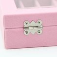 thumbnail image 4 of Jewelry Organizer Box Gift Large Capacity for Wedding Birthdays Jewelry Earring Birthdays Wedding Pink, 4 of 8