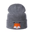 thumbnail image 2 of Tuque Tricotée pour Bébé en Coton Doux Renard Bonnet Extensible Bonnet Chaud pour Nourrisson, 2 of 3