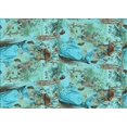 thumbnail image 1 of Ahgly Company Tapis d'Intérieur Lavables en Machine Rectangle Transitionnel Vert Terne-Mer, 8' x 12', 1 of 7