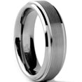 thumbnail image 1 of Tungsten Carbide Men's / Unisex Wedding Band Ring, Comfort fit 6MM, 1 of 5