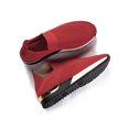 thumbnail image 3 of MAWCLOS Espadrilles pour Femmes à Enfiler Style Chaussette Confort Bout Rond Ballerines Respirantes Chaussures de Marche d'Extérieur Rouge 10.5, 3 of 9