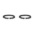 thumbnail image 3 of Redempat Fashionable And Comfortable To Wear Unisex Beaded Bracelets For Everyday Chic Frosted 2Set, 3 of 6