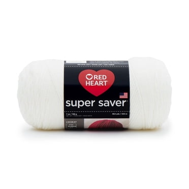 Red Heart® Super Saver® Yarn, Solid, Acrylic #4 Medium, 7oz/198g, 364 Yards